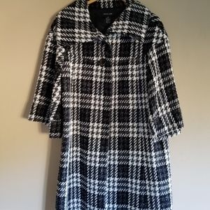 Houndstooth winter coat